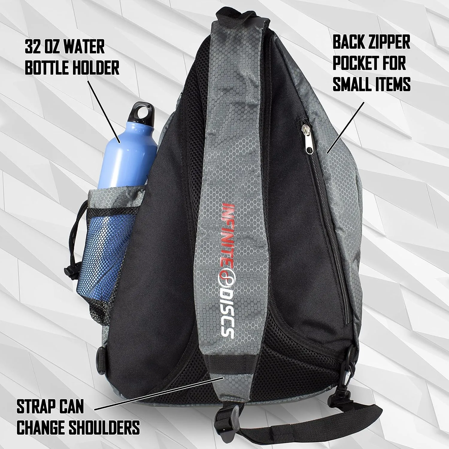 Disc Golf Backpack Slinger Bag | 6-12 Discs | Multiple Colors