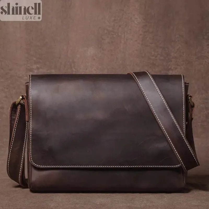 Distinguished Leather Crossbody Bag