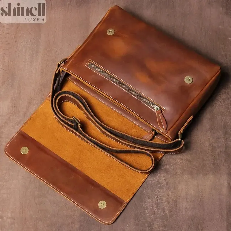 Distinguished Leather Crossbody Bag