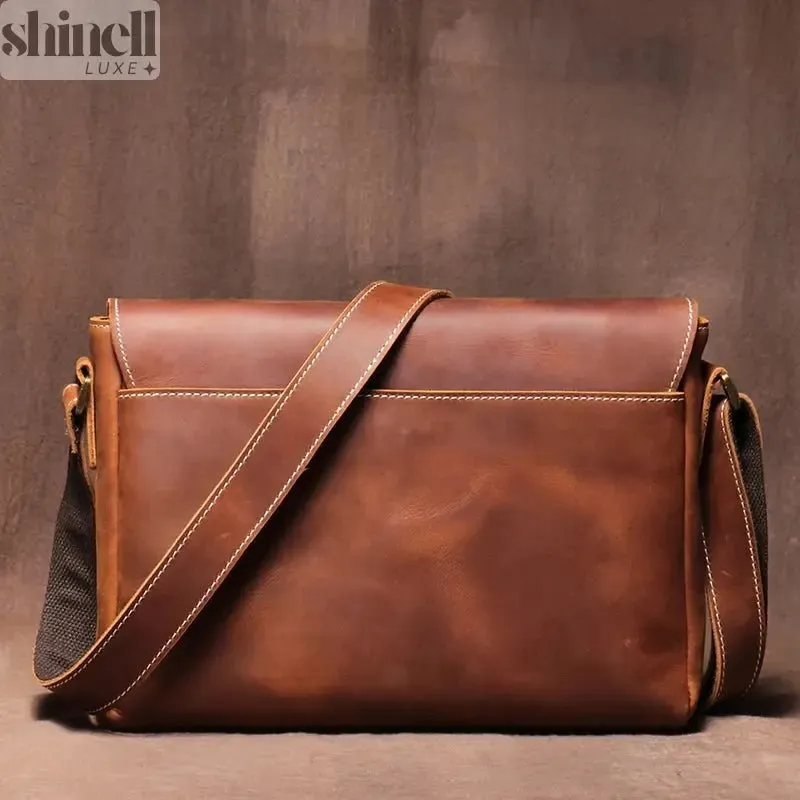 Distinguished Leather Crossbody Bag