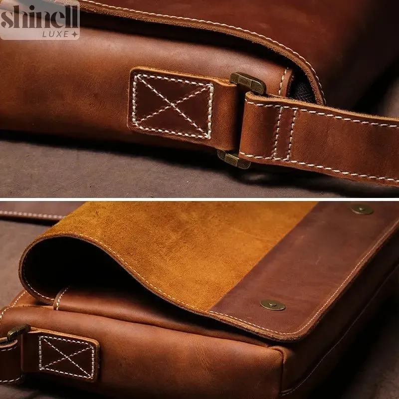 Distinguished Leather Crossbody Bag