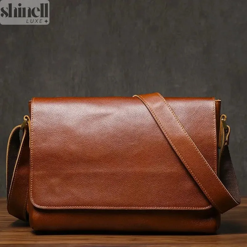 Distinguished Leather Crossbody Bag