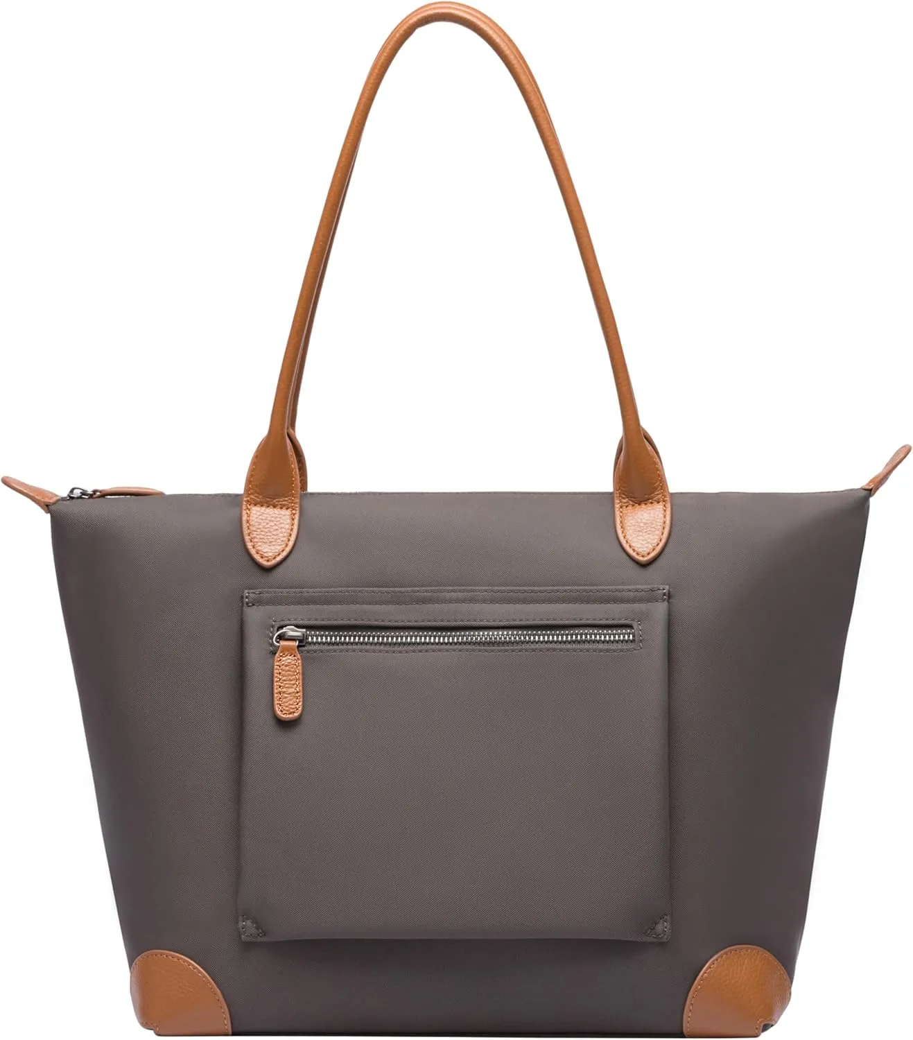 DORIS&JACKY Tote Bag For Women Large Lightweight Designer Leather Nylon Work Shoulder Bag And Foldable Travel Purse