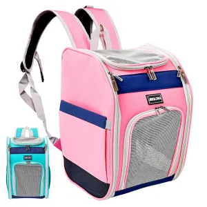 Double Shoulder Dog Cat Carrier Mesh Breathable Puppy Kitten Backpack
