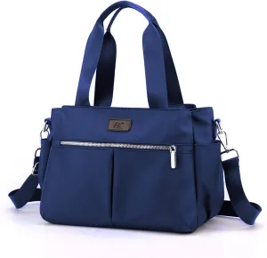 DOURR Hobo Handbags Light Nylon Crossbody Bags for Women, Multi Compartment Work Going Out Tote