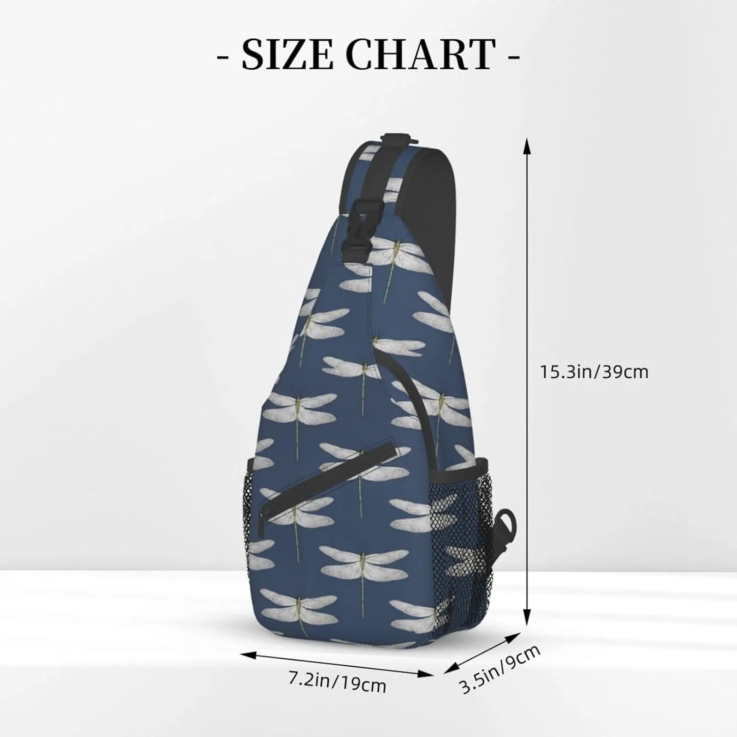 Dragonfly Shoulder Bag Cute Sling Backpack Daypack Casual Backpack Hiking Bag Womens Backpack Bag