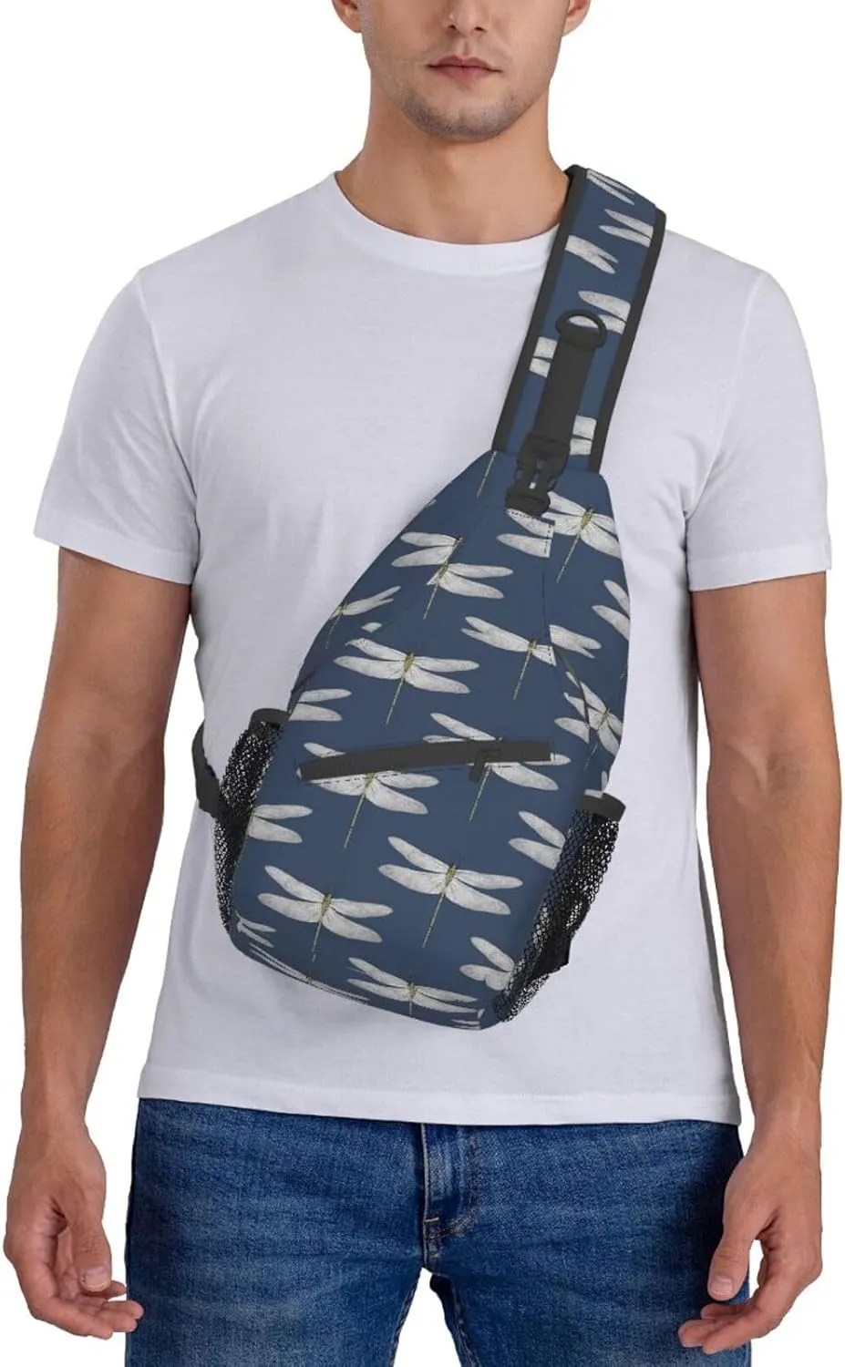 Dragonfly Shoulder Bag Cute Sling Backpack Daypack Casual Backpack Hiking Bag Womens Backpack Bag