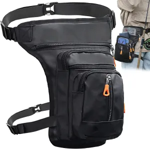 Drop Leg Fishing Tackle Bag for Men and Women - Outdoor Backpack for Fly Fishing, Hiking, Traveling, and Cycling - Waist Bag