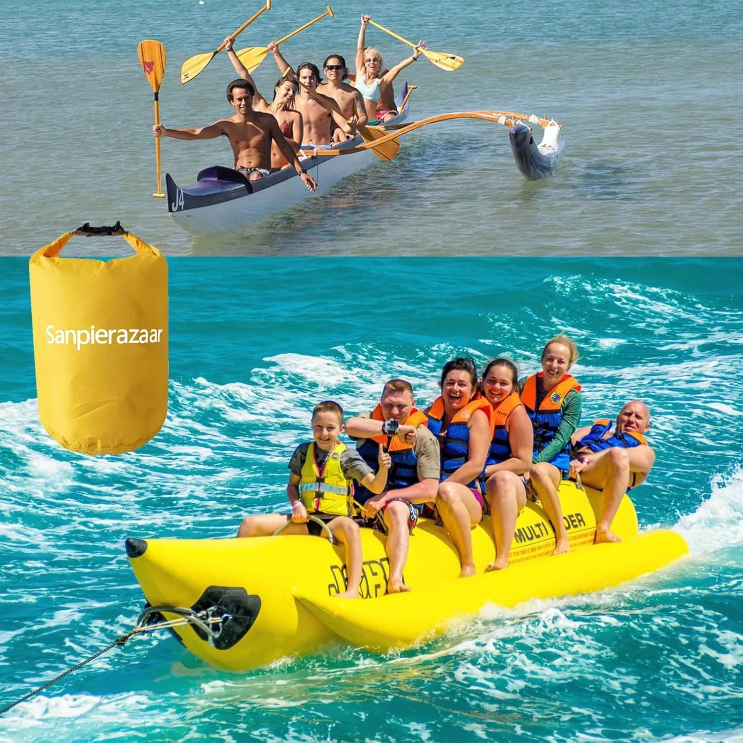 Dry Bags Waterproof, Ultralight Dry Sack, 10L/20L/40L/70L Waterproof Bags,Roll Top Sack for Kayaking, Beach, Rafting, Boating, Hiking, Camping,Swimming (Black, 70L)