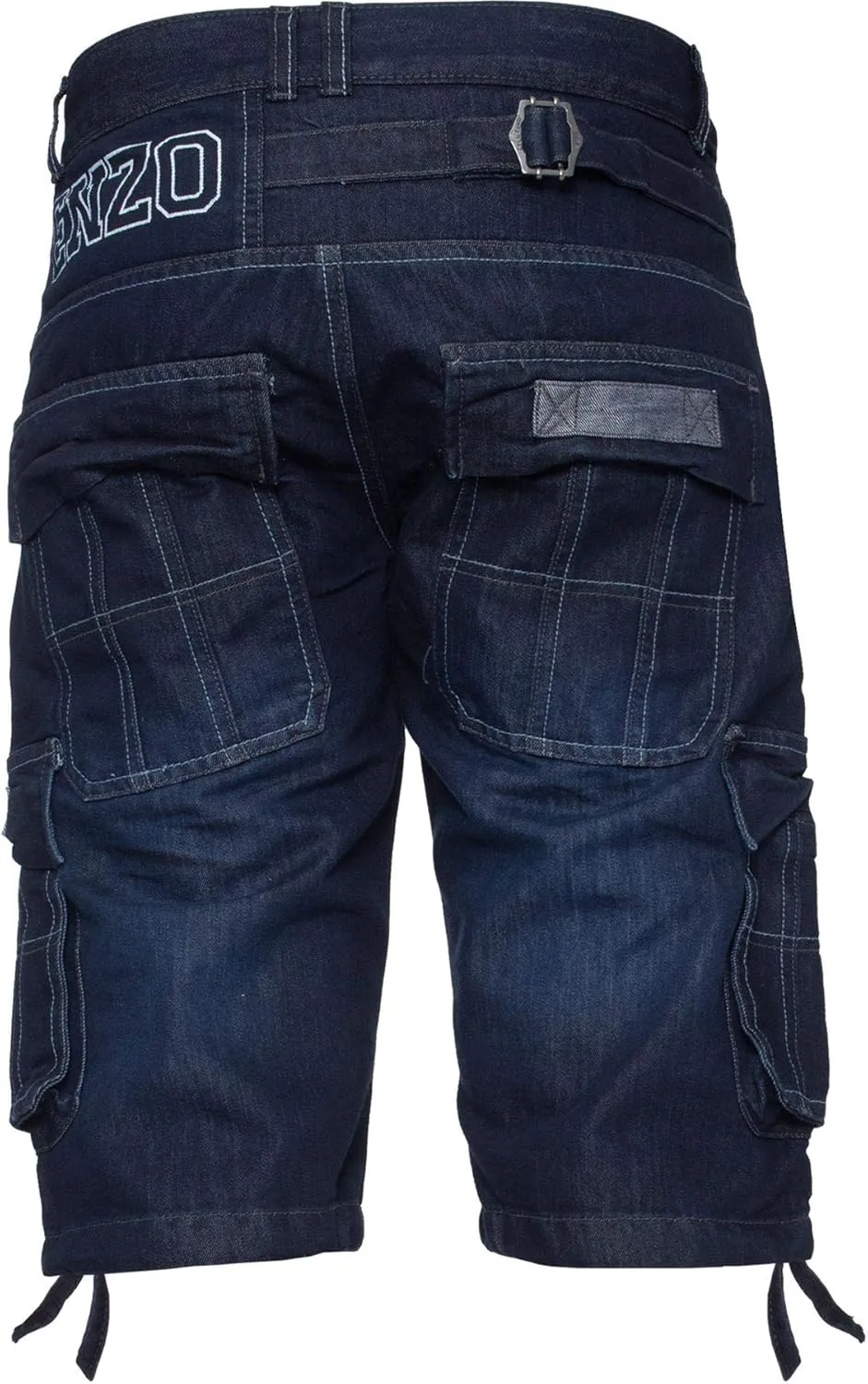 Enzo Jeans Men's Classic Relaxed Fit Cargo Short