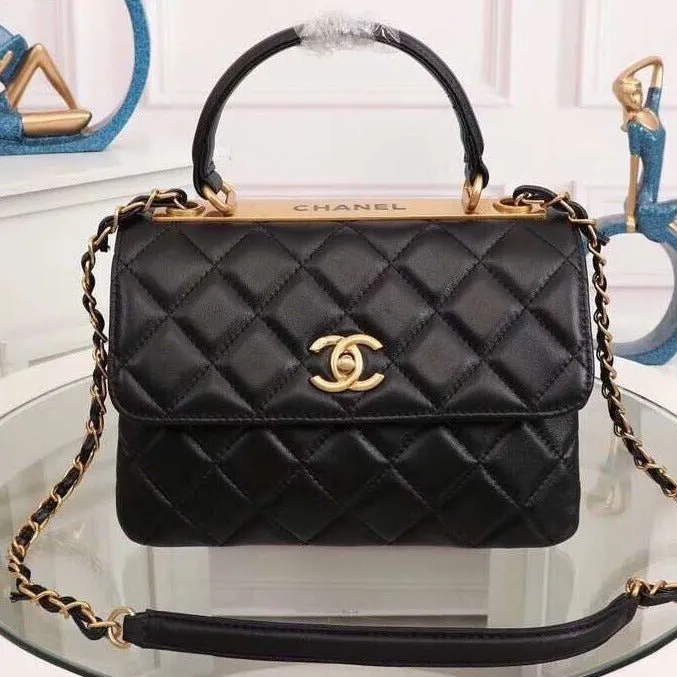 ESMEE 5G-enabled - Bag Handle Black Top With Instant help Flap