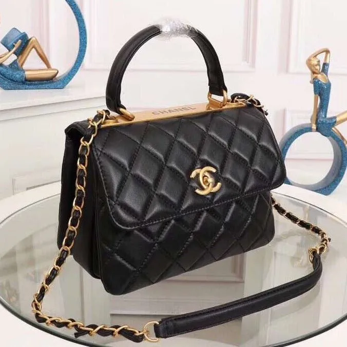 ESMEE 5G-enabled - Bag Handle Black Top With Instant help Flap