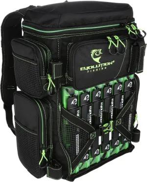 Evolution Fishing Drift Series Tackle Backpack – 3600, Outdoor Rucksack w/ 6 Fishing Tackle Trays, Heavy Duty