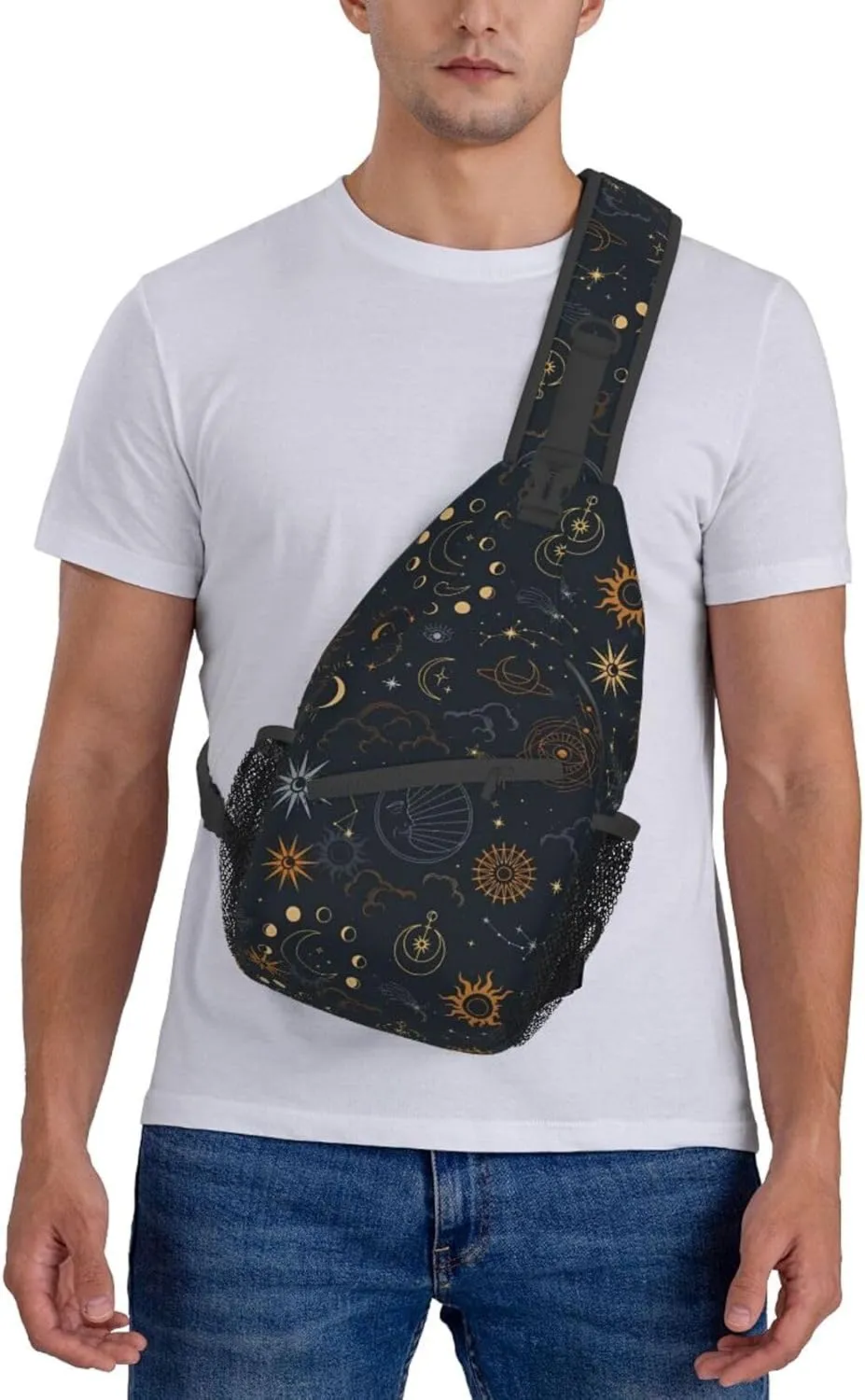 Fashion Chest Sling Bag For Women Men Adjustable Strap Crossbody Shoulder Backpack Hiking Travel Fashion Unisex Daypack