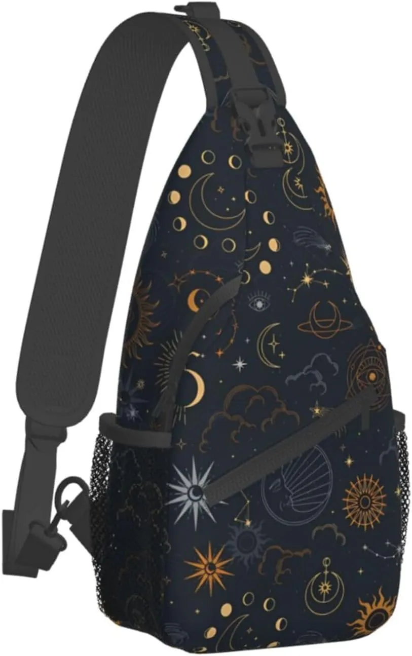 Fashion Chest Sling Bag For Women Men Adjustable Strap Crossbody Shoulder Backpack Hiking Travel Fashion Unisex Daypack