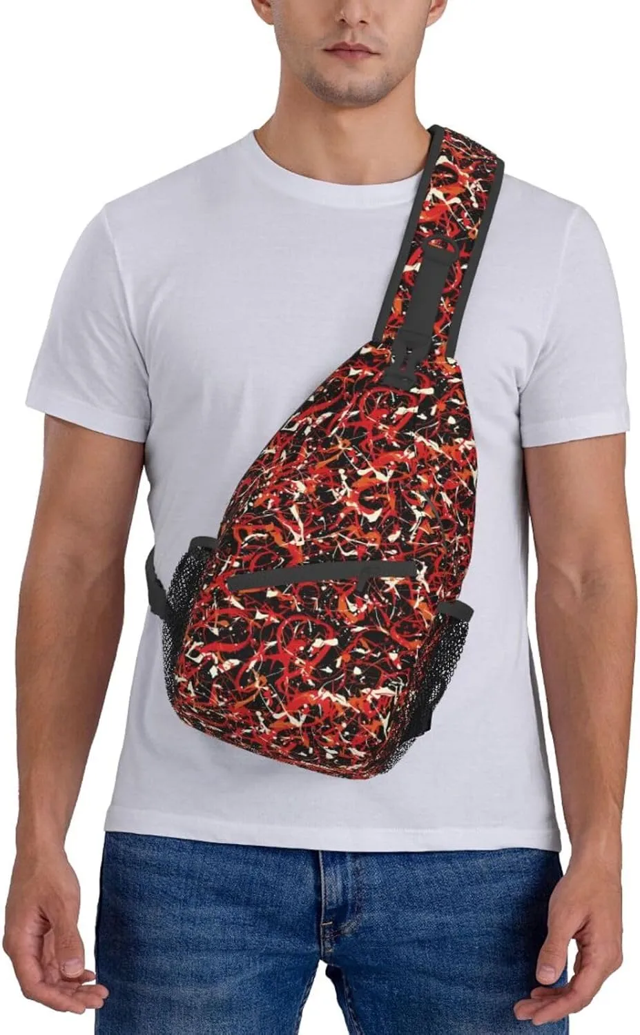 Fashion Chest Sling Bag For Women Men Adjustable Strap Crossbody Shoulder Backpack Hiking Travel Fashion Unisex Daypack