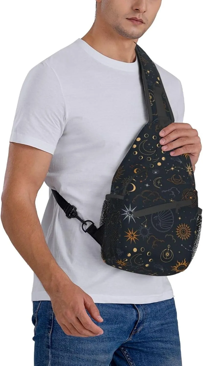 Fashion Chest Sling Bag For Women Men Adjustable Strap Crossbody Shoulder Backpack Hiking Travel Fashion Unisex Daypack