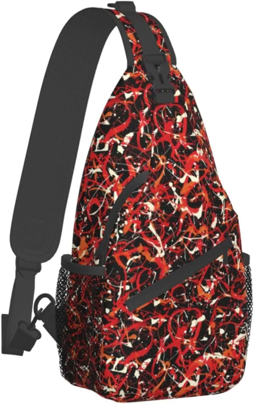 Fashion Chest Sling Bag For Women Men Adjustable Strap Crossbody Shoulder Backpack Hiking Travel Fashion Unisex Daypack