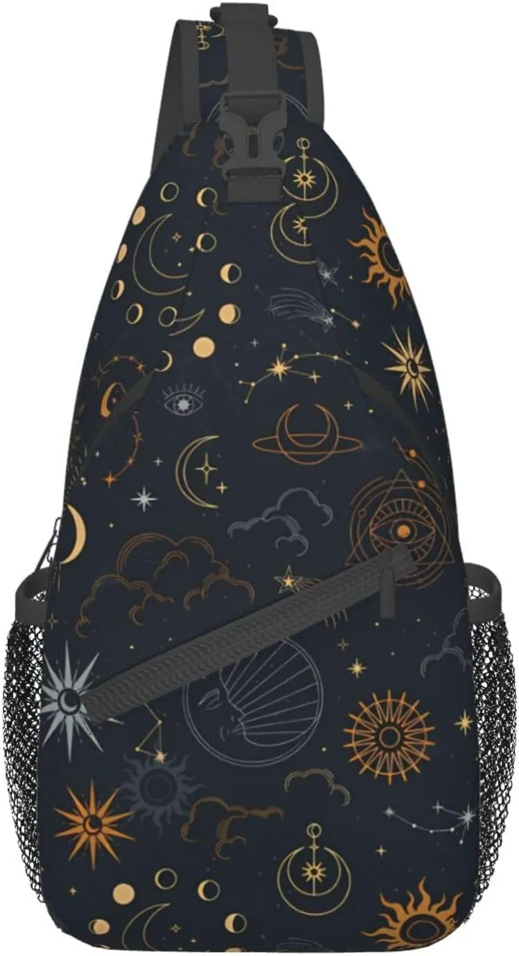 Fashion Chest Sling Bag For Women Men Adjustable Strap Crossbody Shoulder Backpack Hiking Travel Fashion Unisex Daypack