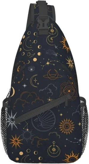 Fashion Chest Sling Bag For Women Men Adjustable Strap Crossbody Shoulder Backpack Hiking Travel Fashion Unisex Daypack