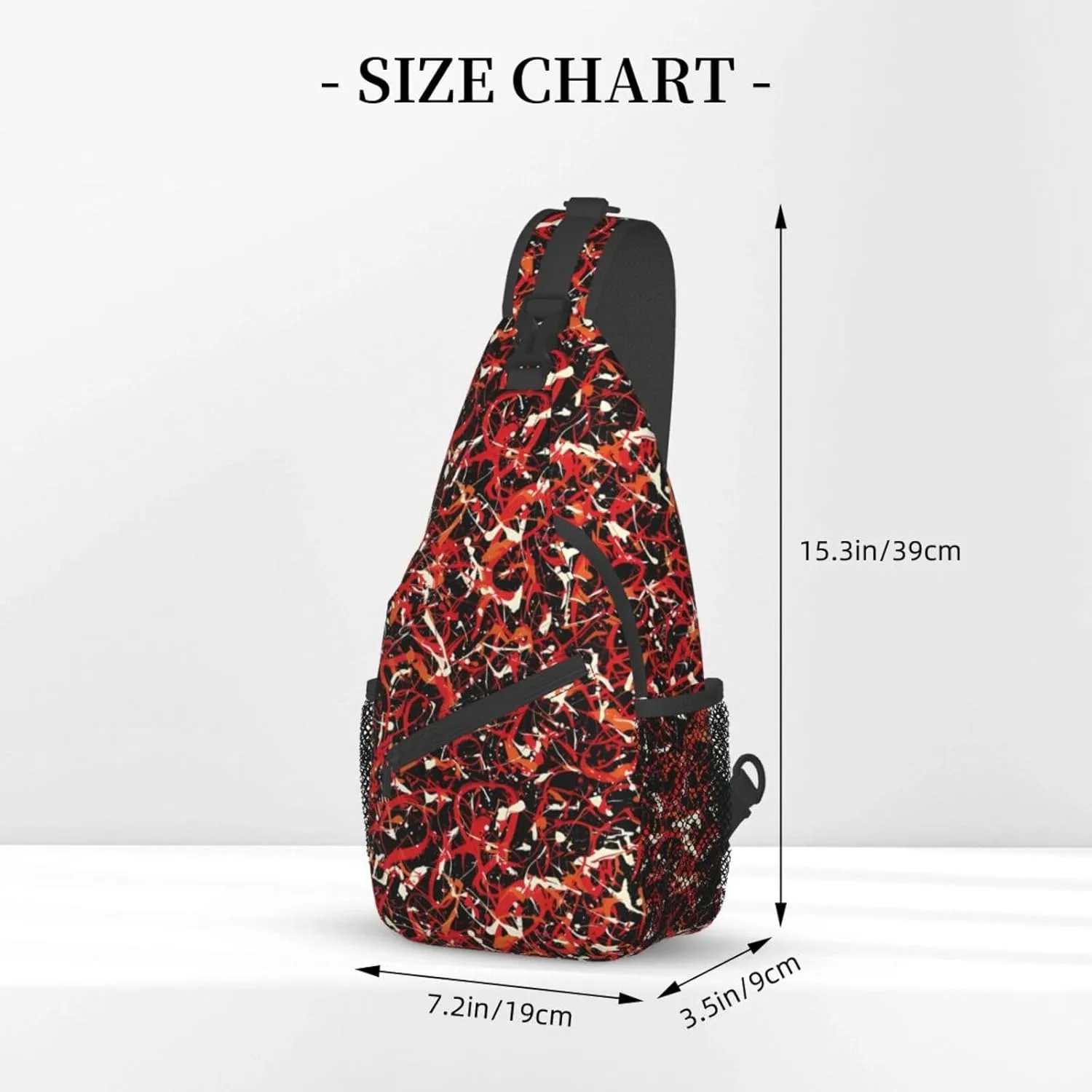 Fashion Chest Sling Bag For Women Men Adjustable Strap Crossbody Shoulder Backpack Hiking Travel Fashion Unisex Daypack