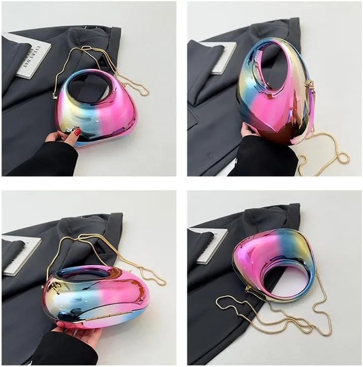 Fashion Handbag Purse for Women, Top Handle Bag Fashion Grunge Crossbody Bag Y2K Trendy Shoulder Handbags Women (colour)