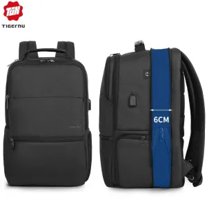Fashion USB With Anti 15.6" Port Energy-efficient 2019 Laptop Capacity Travel Backpacks Waterproof New Custom-built Men Male Arrival 19" Large theft Charging
