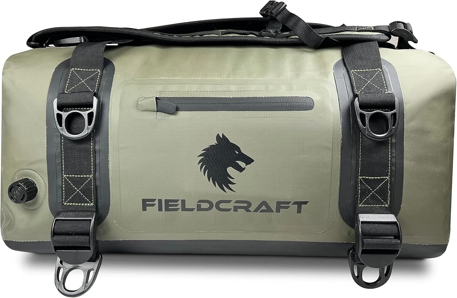 FIELDCRAFT SEA WOLF Waterproof Duffel Bag (Green, 40L)