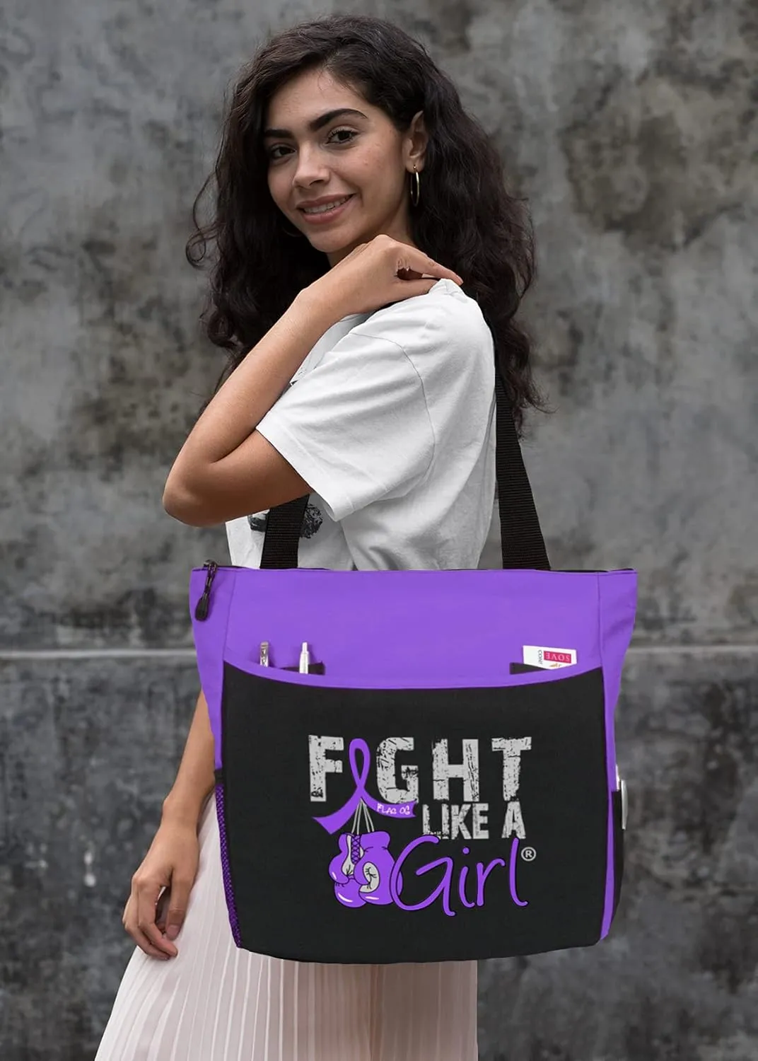 Fight Like a Girl Knockout Dakota 5-Pocket Tote Bag