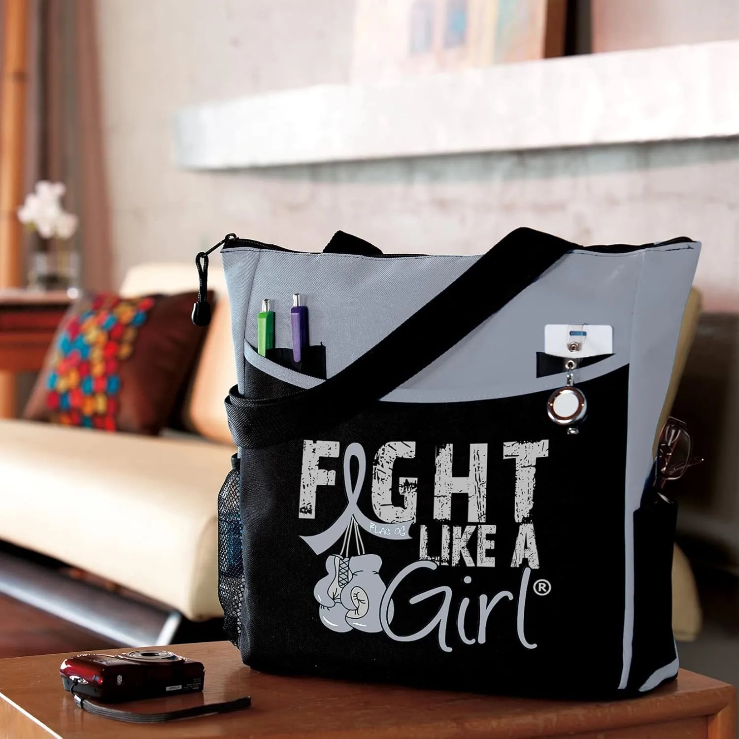 Fight Like a Girl Knockout Dakota 5-Pocket Tote Bag