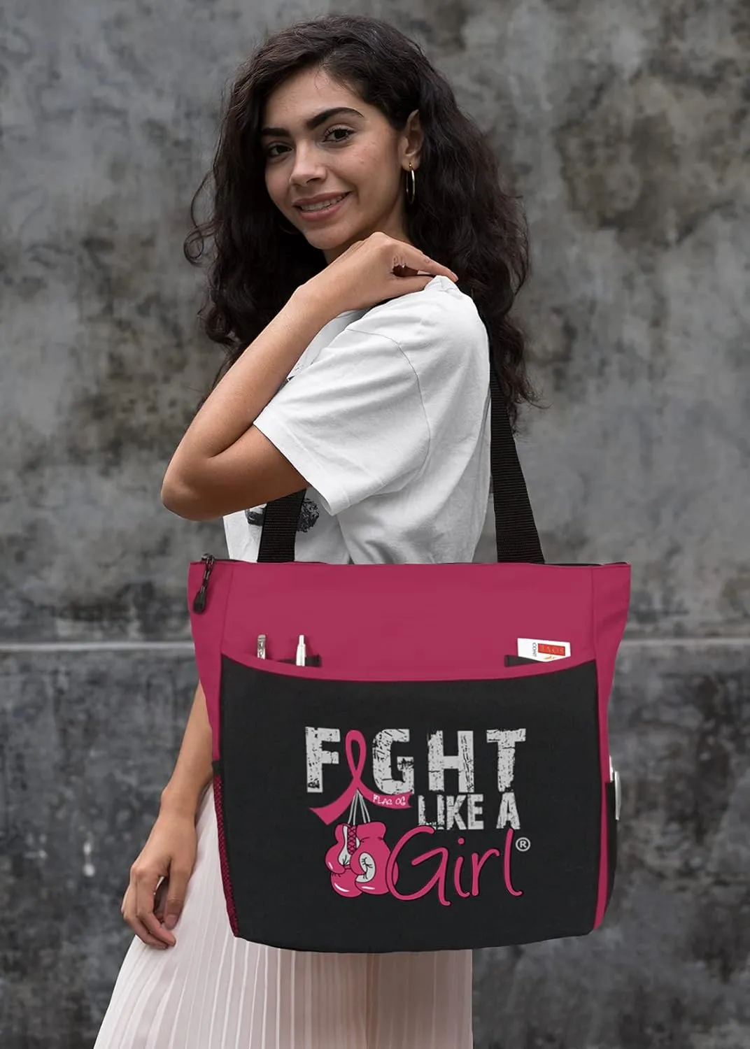 Fight Like a Girl Knockout Dakota 5-Pocket Tote Bag