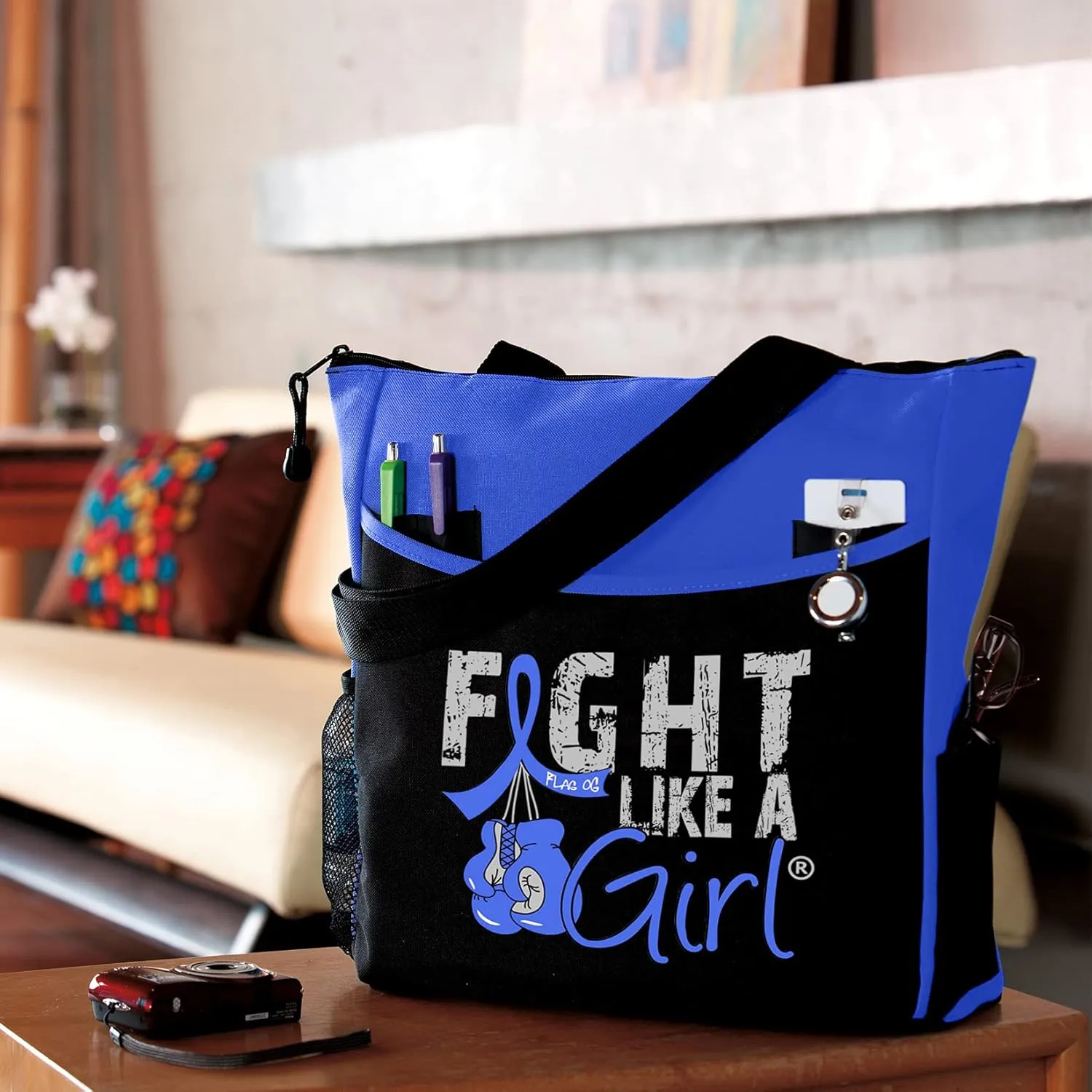Fight Like a Girl Knockout Dakota 5-Pocket Tote Bag