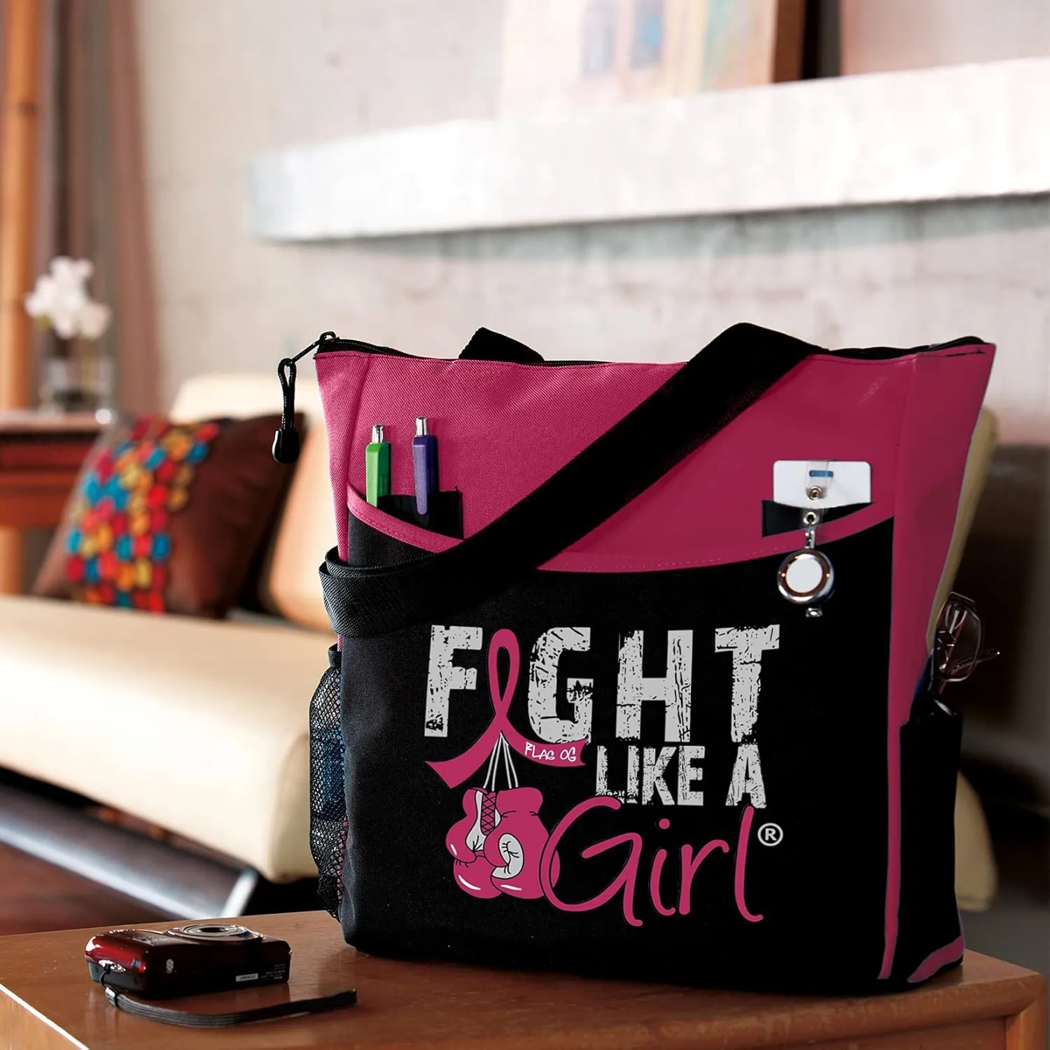 Fight Like a Girl Knockout Dakota 5-Pocket Tote Bag