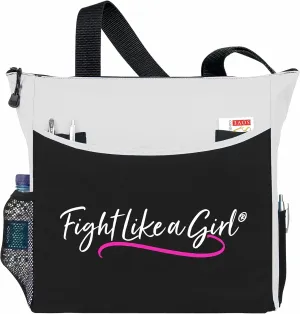 Fight Like a Girl Script Dakota 5-Pocket Tote Bag