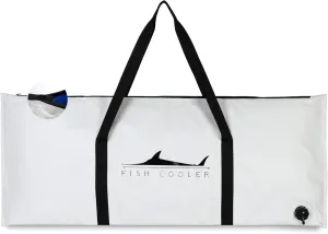 Fish Bag, Fish Kill Bag, Fishing Cooler Bags, Kill Bags For Fishing, Insulated, Cooling Gear, Big, Waterproof For Kayak, Transport, Weigh In, Catch, Ice, Tuna, Salmon, Bass, Trout, 41 x 16.5 Inch