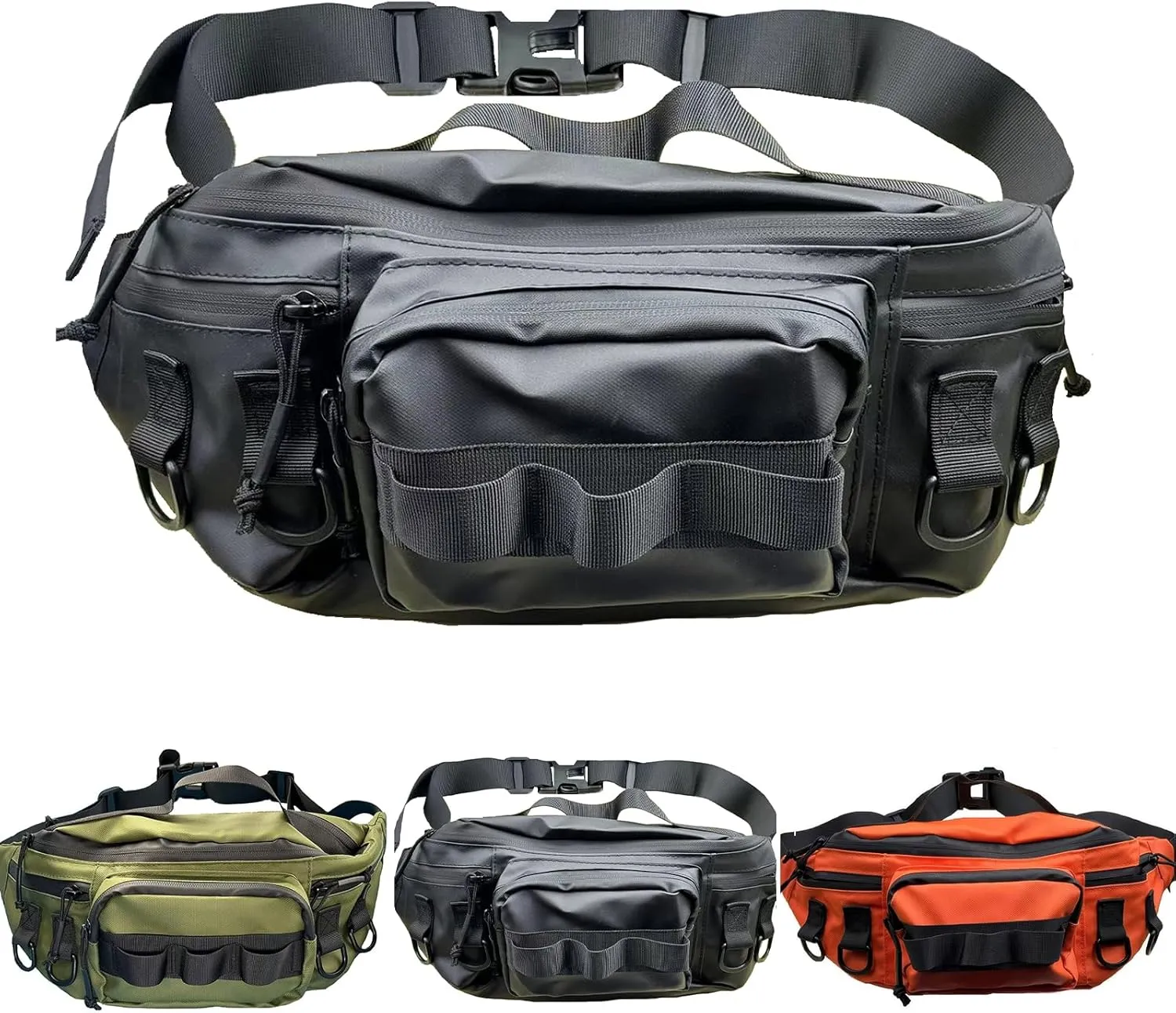 Fishing Fanny Pack for Men -Fishing Fanny Pack-Lightweight and Fishing Sling Pack