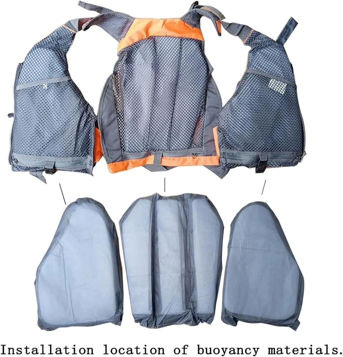 Fishing Jackets with Adjustable Latch and Zipper, Multi-Pockets Jacket for Boating Fishing Surfing