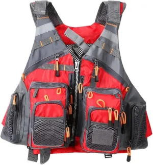 Fishing Jackets with Adjustable Latch and Zipper, Multi-Pockets Jacket for Boating Fishing Surfing