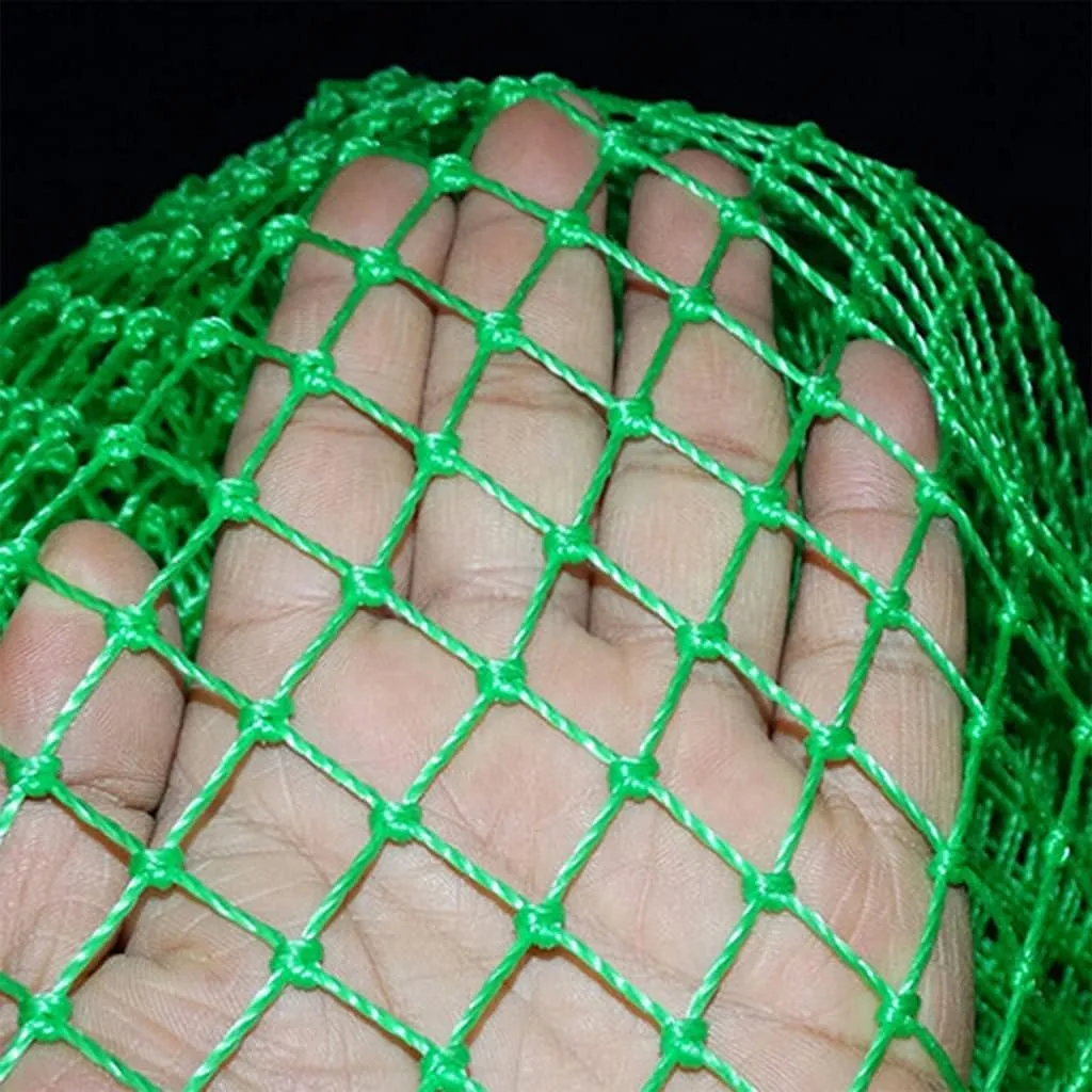 Fishing Net Replacement Netting Fishing Landing Net Replacement Net for Freshwater Saltwater Fishing Green 6 Sizes