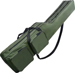 Fishing Rod Bag Carrier, 4.27ft Portable Folding Fishing Rod Case Multiple Poles Reel Storage Bag Fishing Gears Organizer Gift for Men Travel