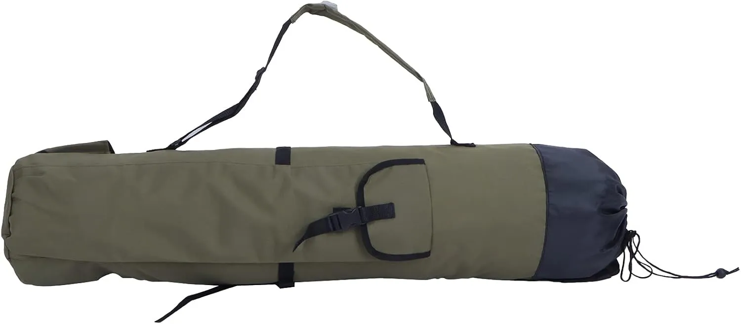 Fishing Rod Bag, Multi Purpose Fishing Bag, Variable Folding Fishing Rod Storage Case for Anglers, Ideal for Tackle, Reels, and Lures Military Green (OD Green)
