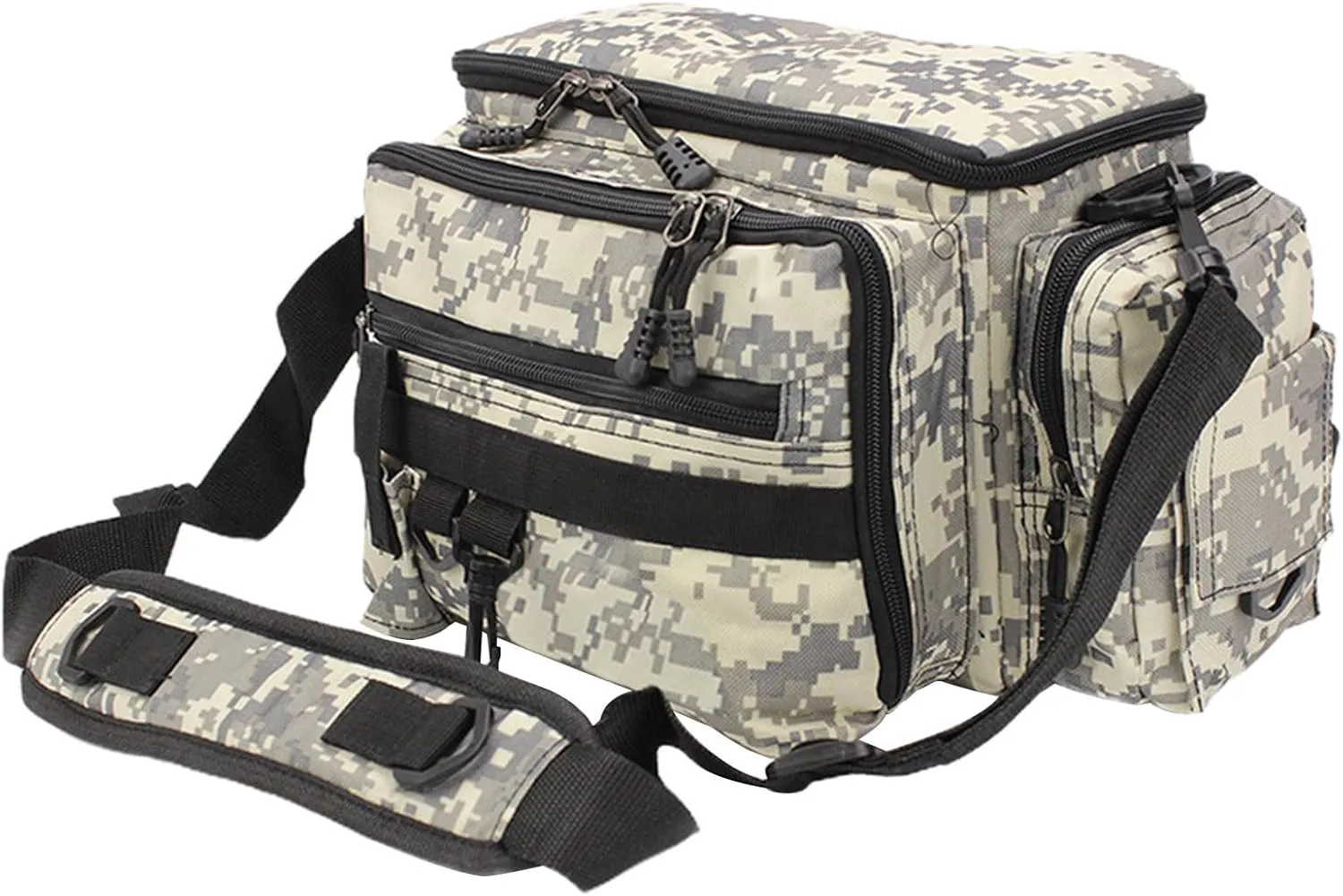 Fishing Shoulder Bag Portable Fishing Tackle Storage Bag Waterproof Fishing Waist Bag for Fishing Hiking Camping Cycling