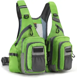 Fishing vest Fly fishing Luya Stream Fishing multi-pocket sizes are adjustable for both men and women