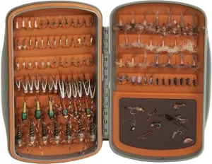 fishpond Tacky Pescador Fly Box - Small - MagPad - Smoke Grey | Fly Boxes for Fly Fishing | Waterproof Silicone Slit