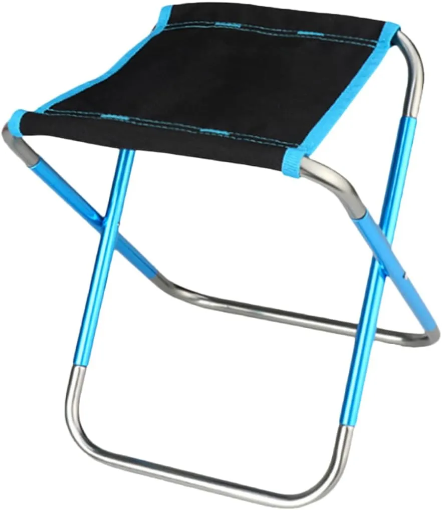 Folding Stool Lightweight Portable Beach Chair Foot Rest Multi-Function Camping Supply