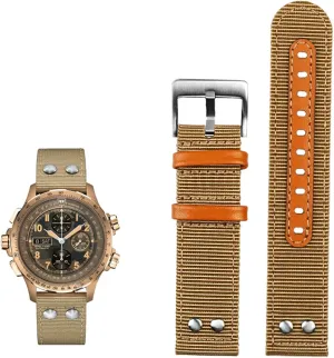 For Hamilton Khaki aviation Watch H77616533 H70615733 Watch Strap Men WatchBand Beyond wind speed series nylon canvas 20mm 22mm