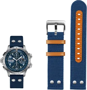 For Hamilton Khaki aviation Watch H77616533 H70615733 Watch Strap Men WatchBand Beyond wind speed series nylon canvas 20mm 22mm