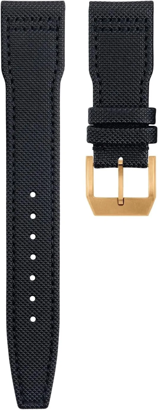 For IWC SPITFIRE MARK 18 Portugieser Portofino Pilot IW3777 Wristband Nylon Canvas Leather Watchbands 20mm 21mm 22mm