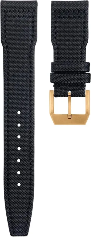 For IWC SPITFIRE MARK 18 Portugieser Portofino Pilot IW3777 Wristband Nylon Canvas Leather Watchbands 20mm 21mm 22mm
