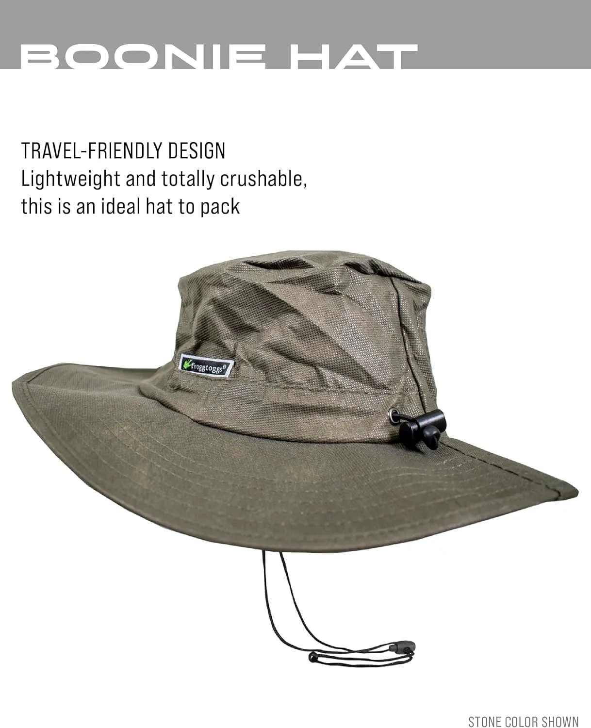FROGG TOGGS Boonie Hat – Fishing Hat Offers Waterproof, Breathable, Sun Protection
